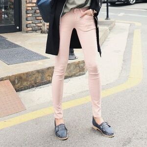 Heartless Pale Pink Denim Jeans